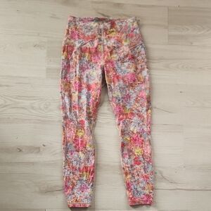 lululemon athletica Floral Women's Pants - Multicolor Unlimit Hr 25"
